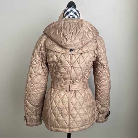 Burberry Quilted Mid-Length Trench with Hood - Picture 5 of 12